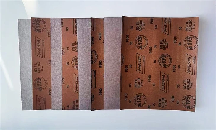 Sandpaper for furniture